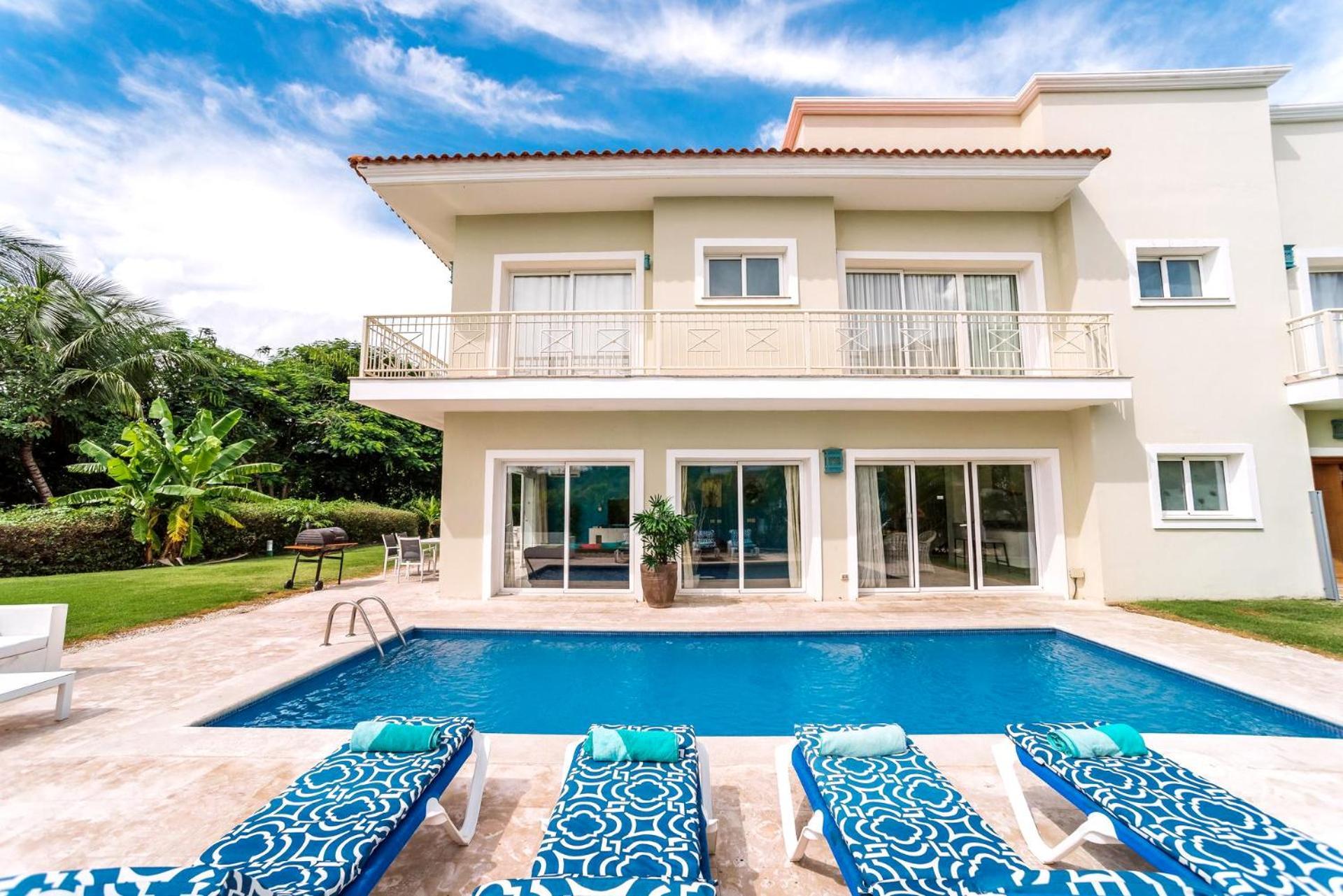 Luxury Private Villas With Pool, Private Beach, Bbq 蓬塔卡纳 外观 照片